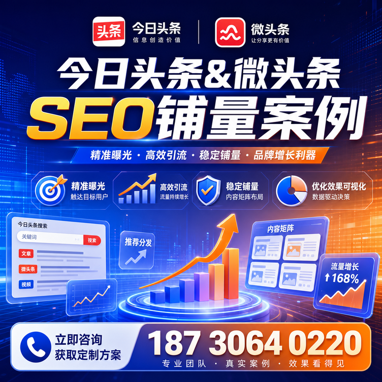 天津头条号SEO矩阵批量内容铺量成功案例